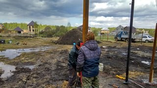 Заказать монтаж винтовых свай в Щекино - цена под ключ с доставкой от 1853 шт